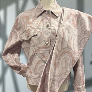 WILFRED set - Matching Pants with Jacket in a swirl pastel design